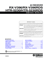 Yamaha RXV-396-RDS - Service Manual
